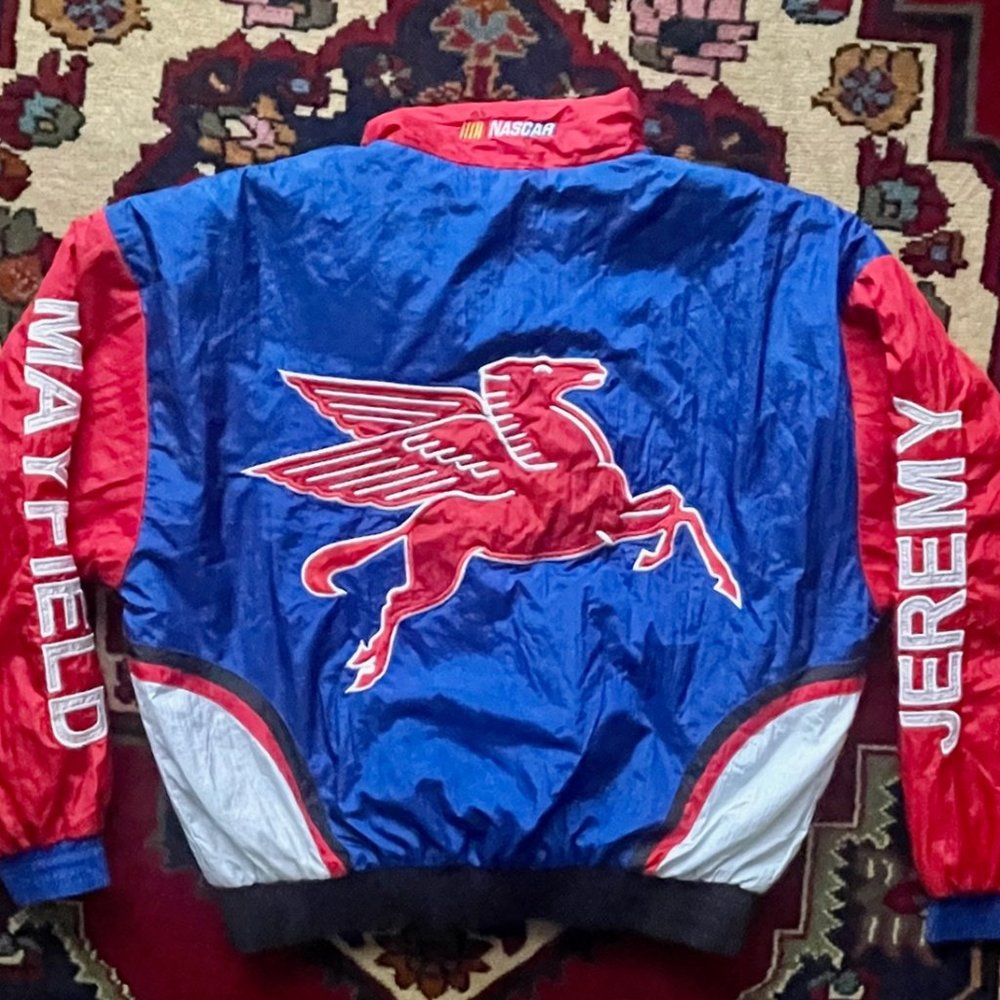 (Vintage) Racing Champions Apparel Jeremy Mayfield #12 Jacket, Size: L MOBIL 1